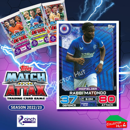 TOPPS MATCH ATTAX SPFL 2022/23 #1-162 Choose Your Card