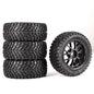 RC Model Wheels Tyres 12mm Hub 75mm x 32mm 46g 4pcs Set Car Truck