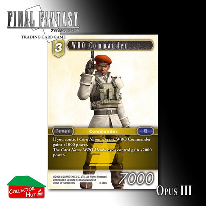 Final Fantasy Trading Card Game OPUS III 3 FOIL CARDS You Choose