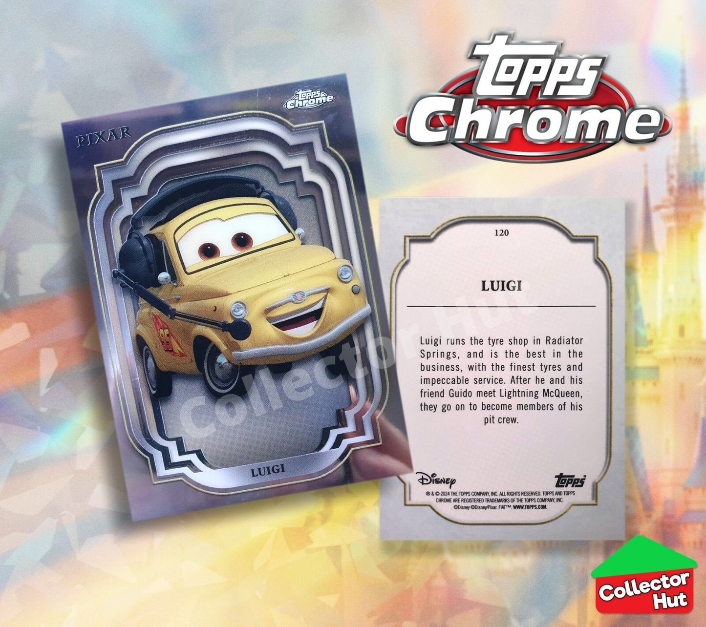 Disney Topps Chrome 2024 Base Cards 1-200 Pick Singles to Complete Your Set