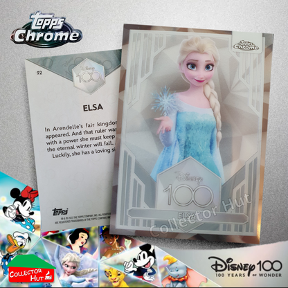 Disney 100 Topps Chrome 2023 Base Cards 1-100 Pick Singles to Complete Your Set