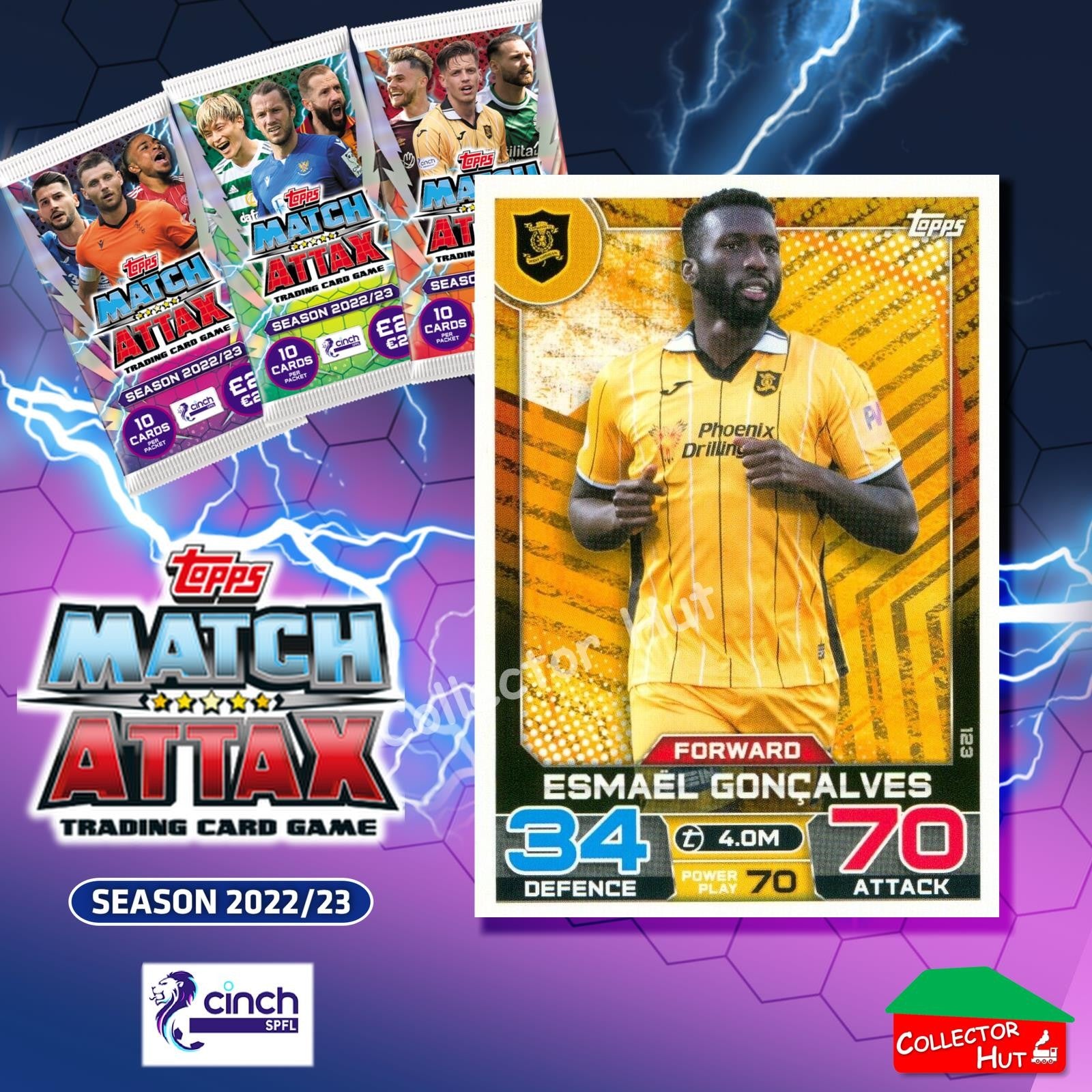 TOPPS MATCH ATTAX SPFL 2022/23 #1-162 Choose Your Card