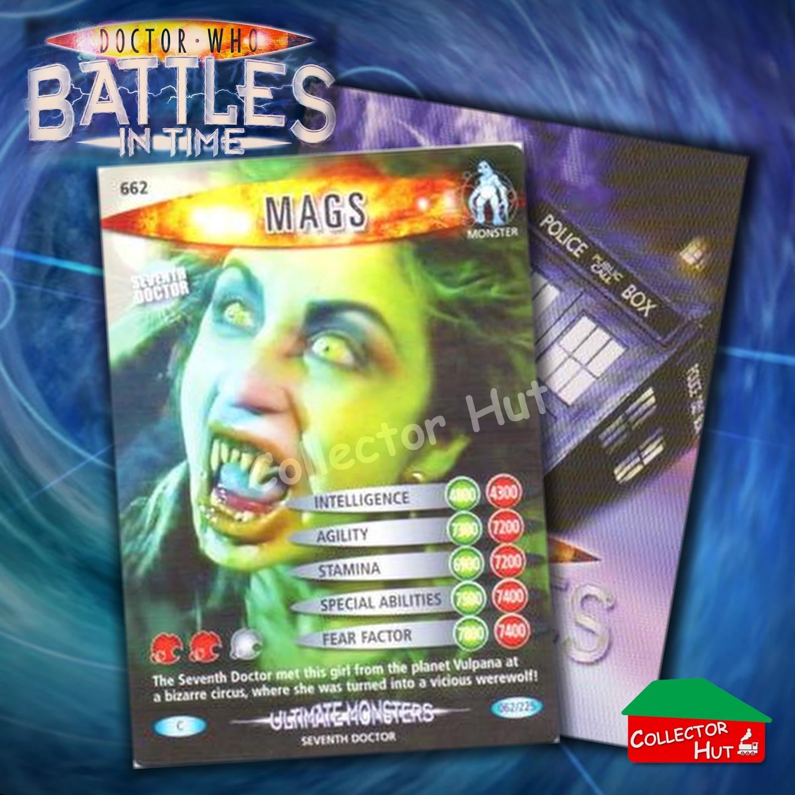 DOCTOR WHO Battles in Time #601-825 ULTIMATE MONSTERS RARE & COMMON Cards