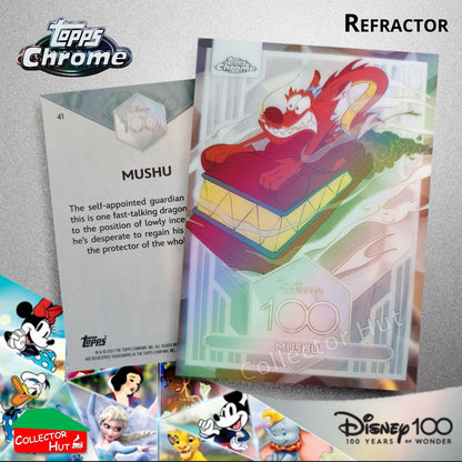 Disney 100 Topps Chrome 2023 REFRACTOR Cards 1-100 Pick Singles