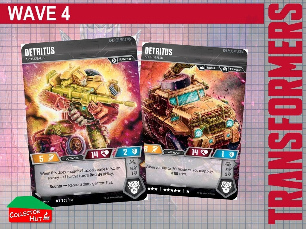 Transformers TCG CHARACTER Trading Cards All Waves