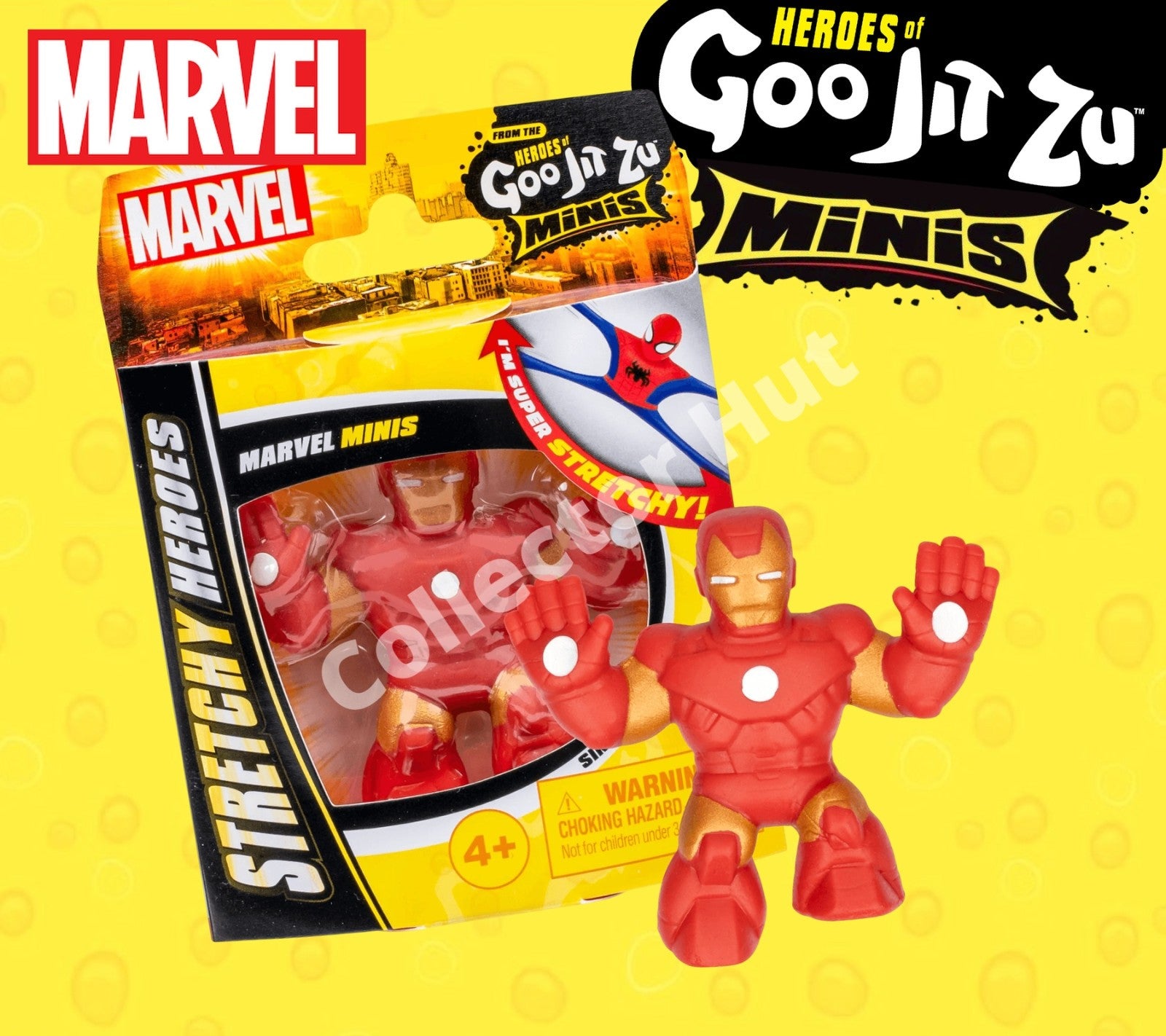 Heroes of Goo Jit Zu Minis Marvel Stretchy Sensory Toys to Collect!