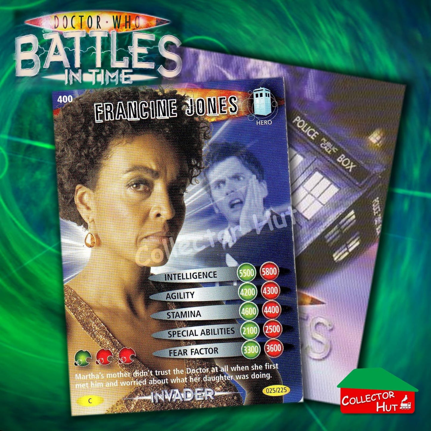 DOCTOR WHO Battles in Time #376-600 INVADER RARE & COMMON CARDS YOU CHOOSE