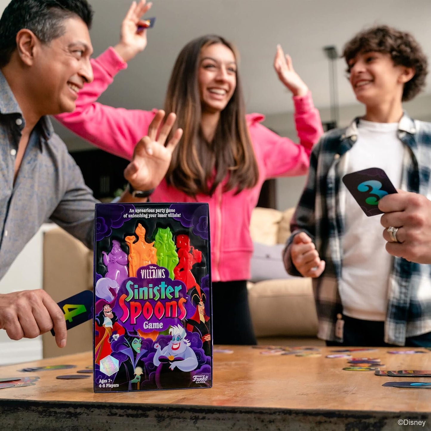Disney Sinister Spoons Tabletop Party Game Funko Genuine 