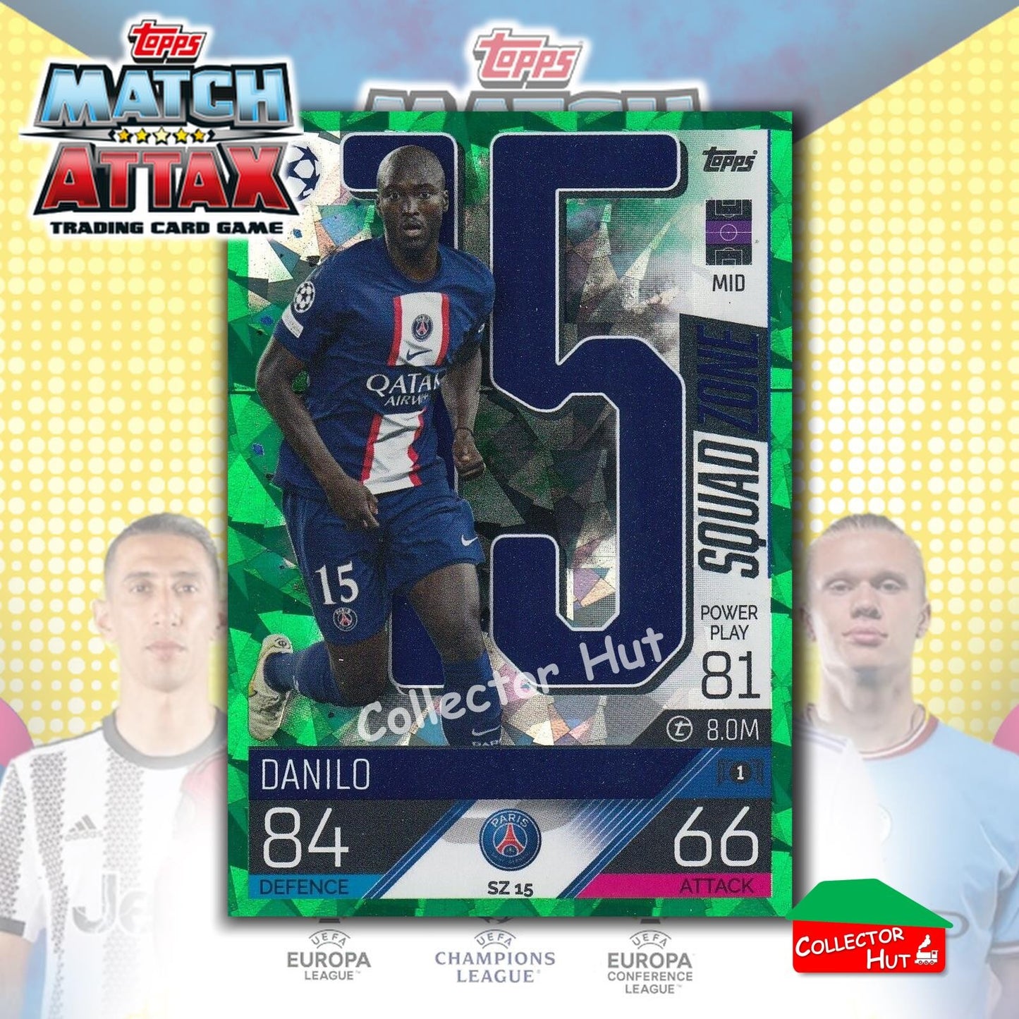 Topps Match Attax Extra 2022/23 Parallel CRYSTAL & EMERALD Cards YOU CHOOSE