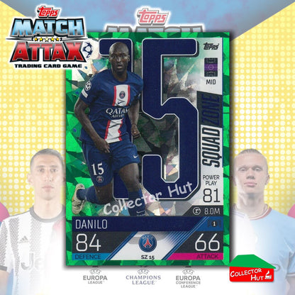 Topps Match Attax Extra 2022/23 Parallel CRYSTAL & EMERALD Cards YOU CHOOSE