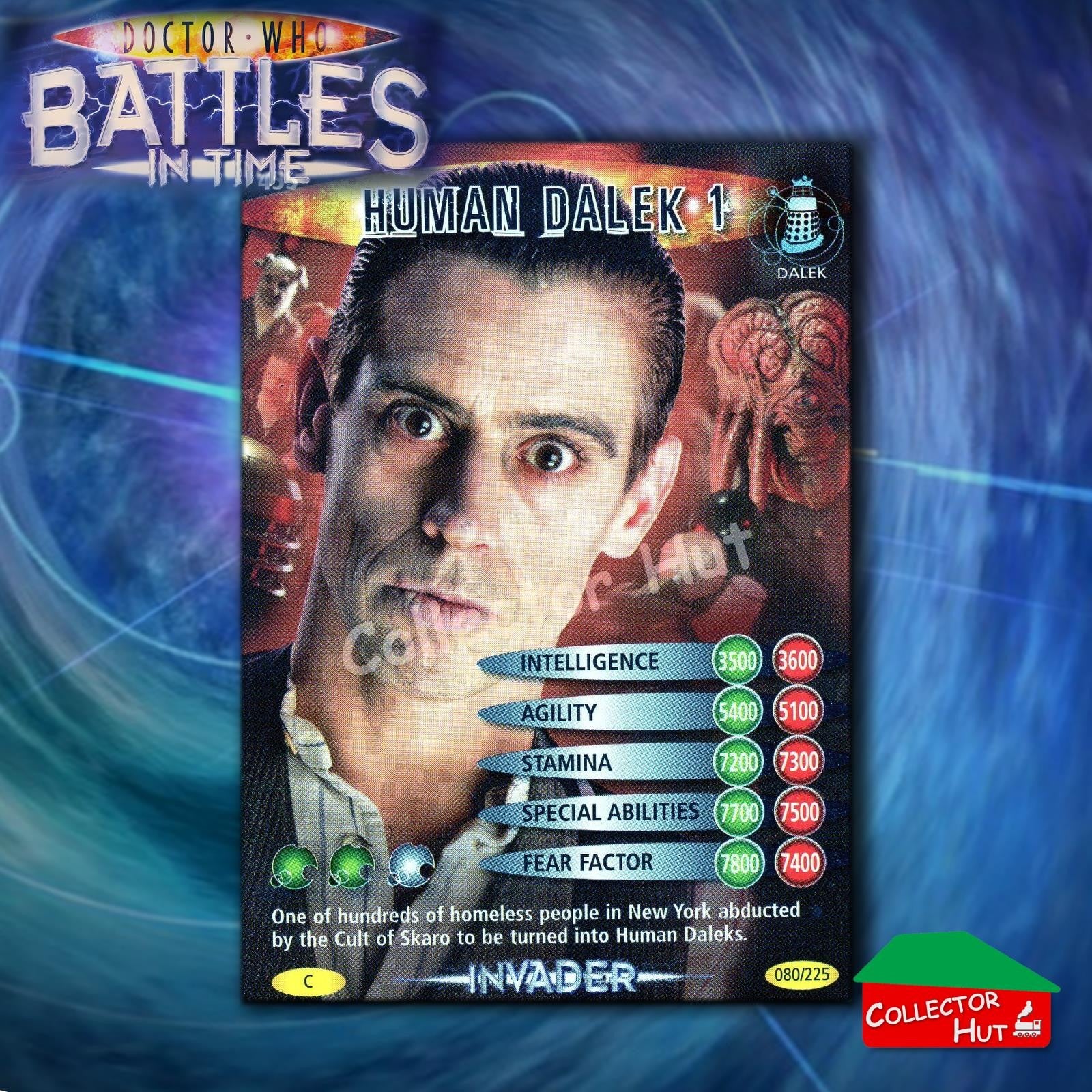 DOCTOR WHO Battles in Time #376-600 INVADER RARE & COMMON CARDS YOU CHOOSE