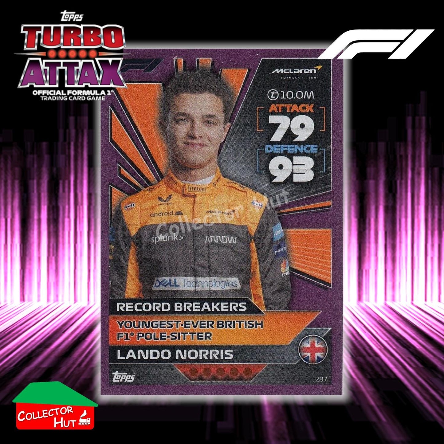 Topps Turbo Attax Formula 1 F1 2022 PINK GREEN RED Parallel Cards