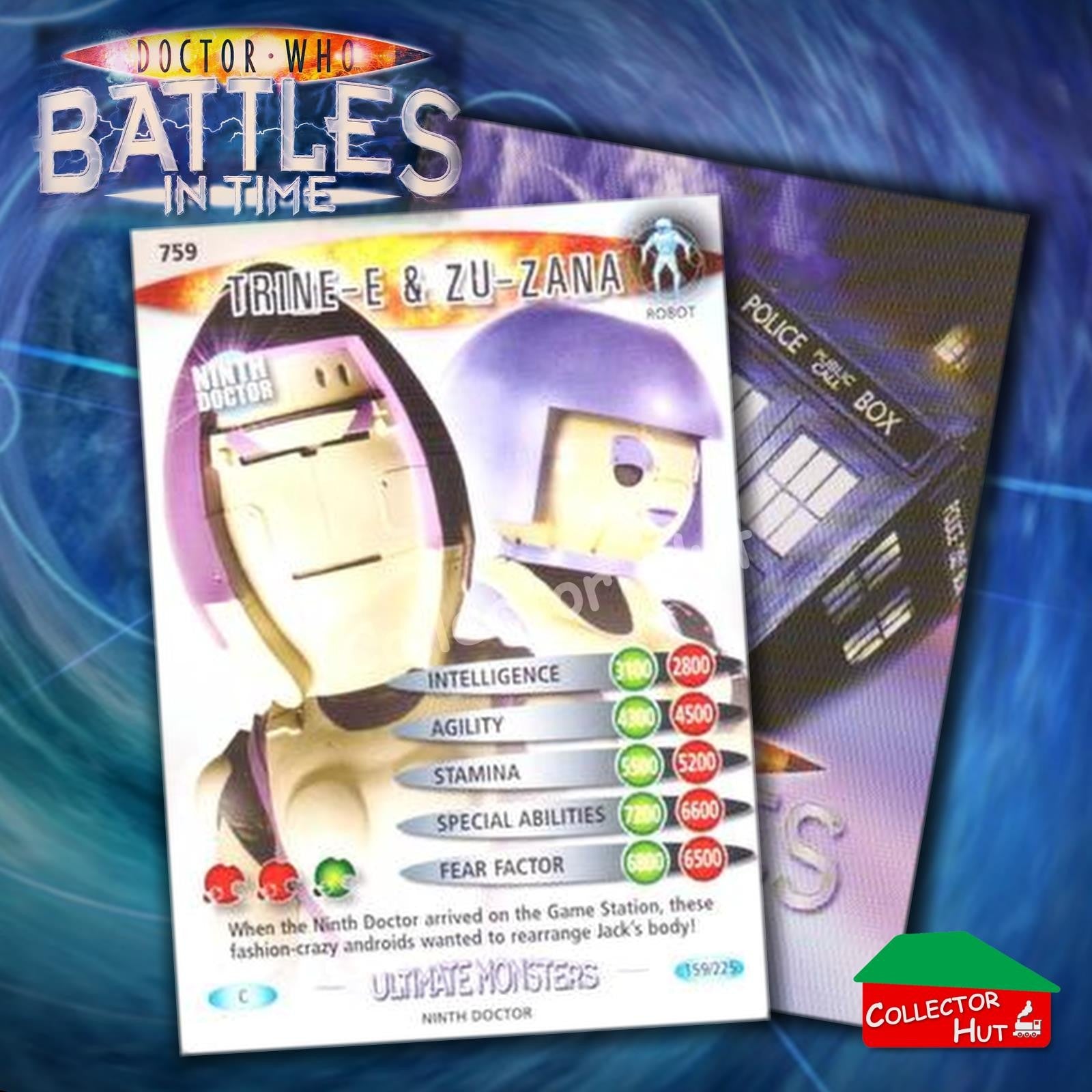 DOCTOR WHO Battles in Time #601-825 ULTIMATE MONSTERS RARE & COMMON Cards