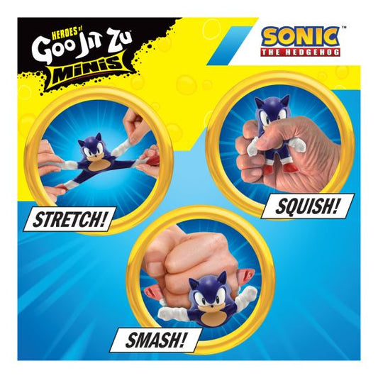 Heroes of Goo Jit Zu Sonic the Hedgehog Minis Stretchy Sensory Toys to Collect!