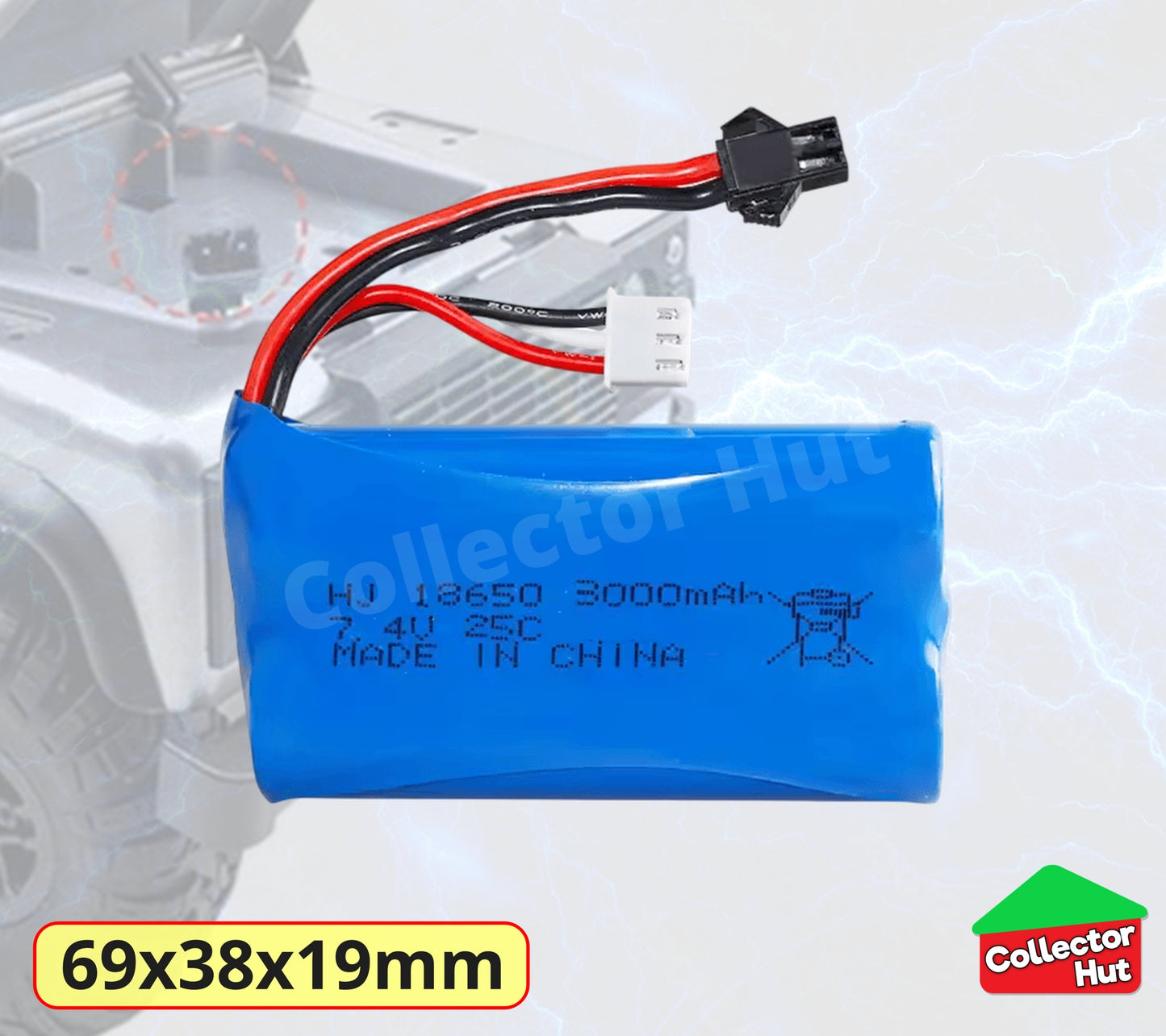 RC Lipo Batteries Car Truck JST SM Plug USB Chargers 7.4V