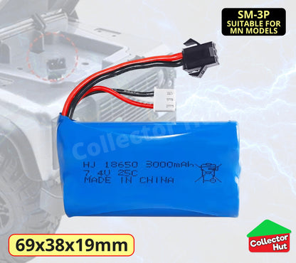RC Lipo Batteries Car Truck JST SM Plug USB Chargers 7.4V