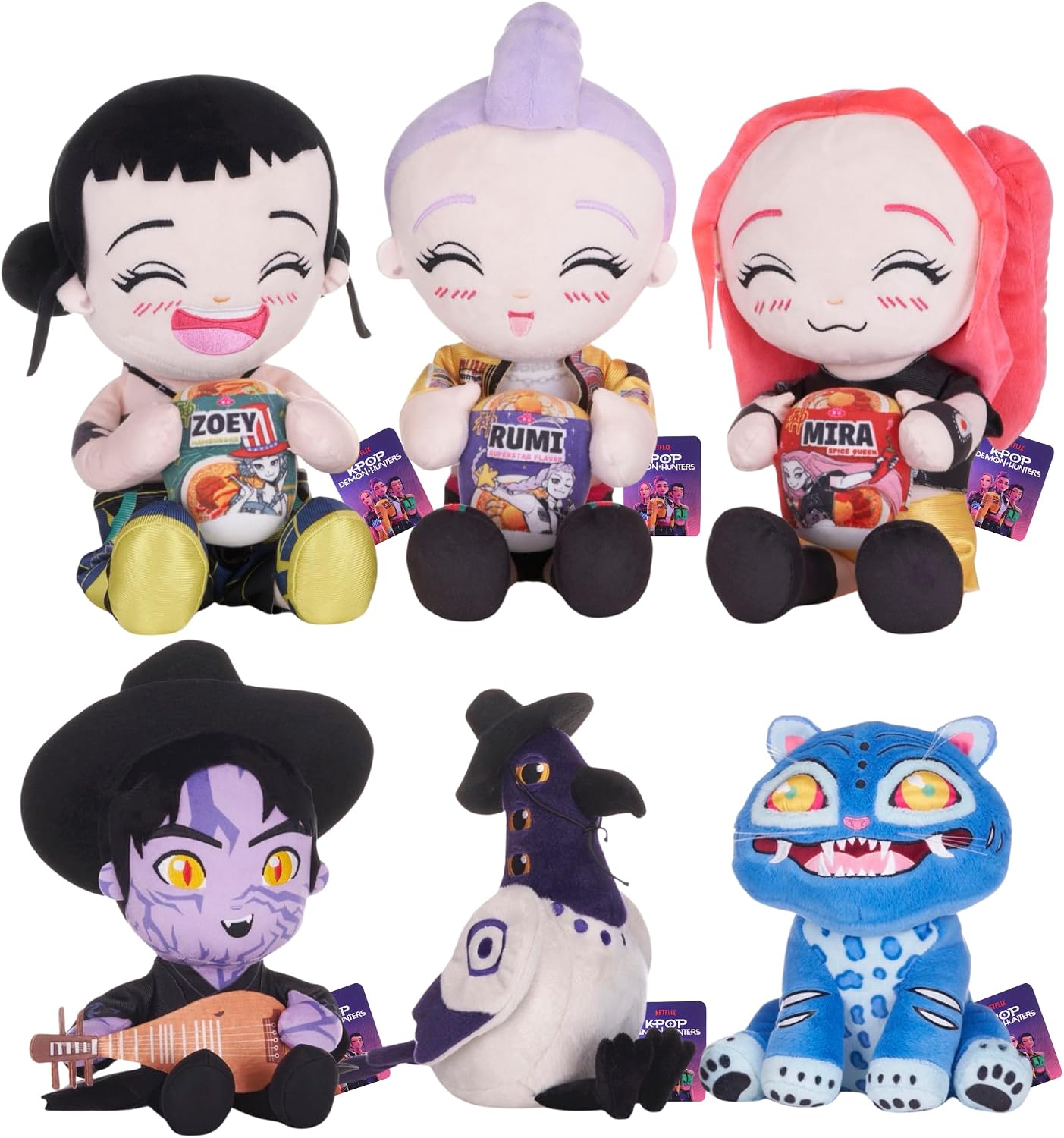 K-Pop Demon Hunters 30cm Plush Collection Genuine Whitehouse