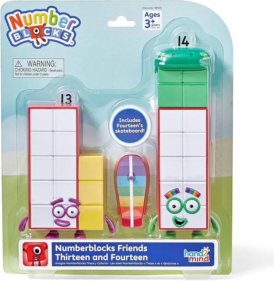 Numberblocks Friends Mathlink Cubes Figure 1-30 Educational Toys CBeebies