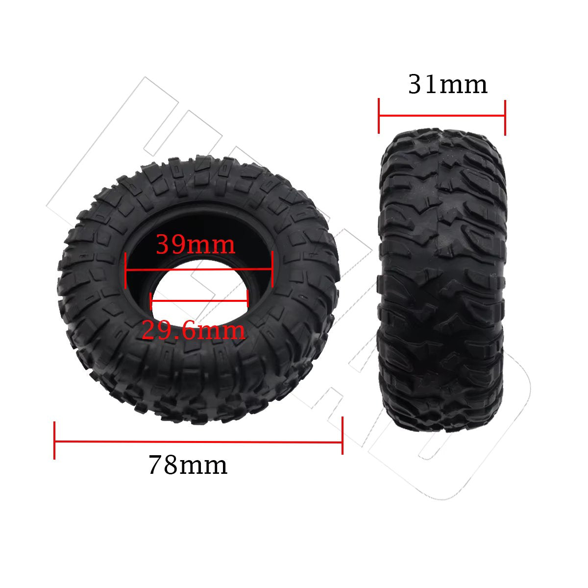 RC Model Car Truck Wheels Tires Upgrades 5MM Choose Size Weight GO WIDE BOY!