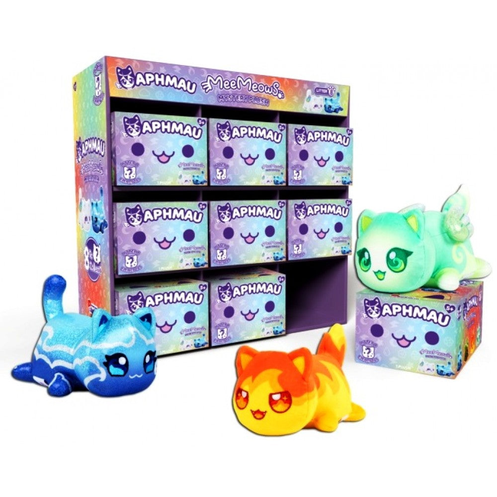 Aphmau MeeMeows Mystery 28cm 11" Plush Litter 8 ELEMENTAL IDENTIFIED You Choose