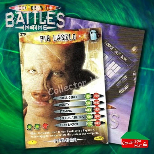 DOCTOR WHO Battles in Time #376-600 INVADER RARE & COMMON CARDS YOU CHOOSE