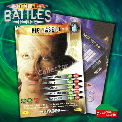 DOCTOR WHO Battles in Time #376-600 INVADER RARE & COMMON CARDS YOU CHOOSE