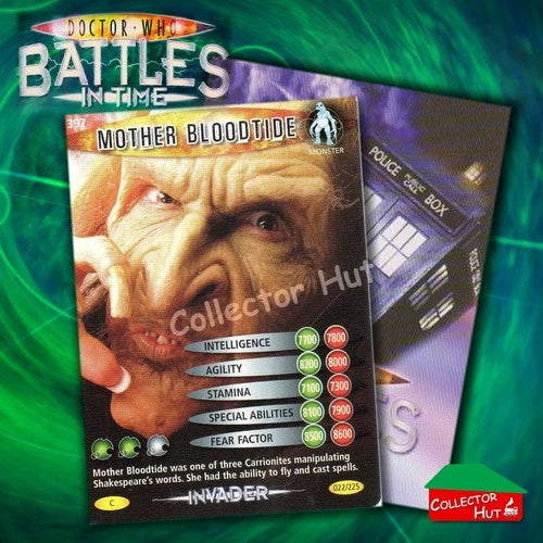 DOCTOR WHO Battles in Time #376-600 INVADER RARE & COMMON CARDS YOU CHOOSE