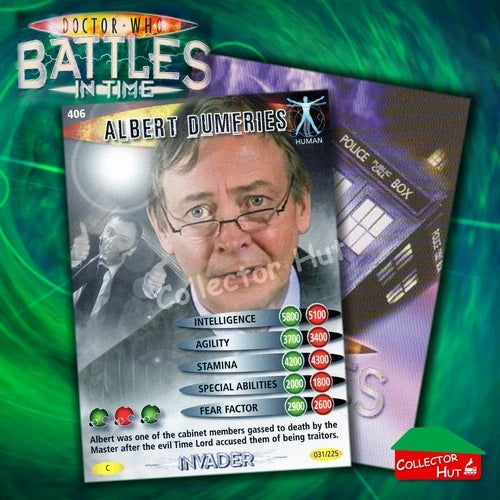 DOCTOR WHO Battles in Time #376-600 INVADER RARE & COMMON CARDS YOU CHOOSE