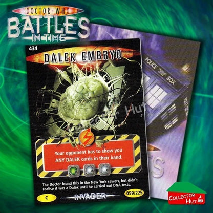 DOCTOR WHO Battles in Time #376-600 INVADER RARE & COMMON CARDS YOU CHOOSE