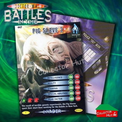 DOCTOR WHO Battles in Time #376-600 INVADER RARE & COMMON CARDS YOU CHOOSE