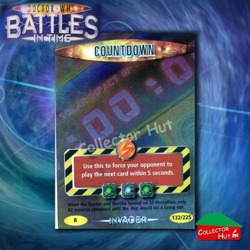 DOCTOR WHO Battles in Time #376-600 INVADER RARE & COMMON CARDS YOU CHOOSE