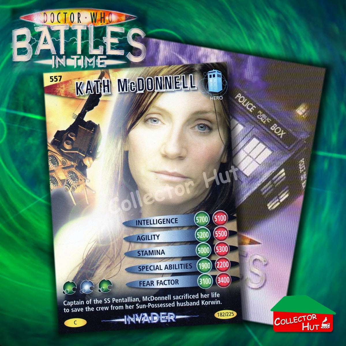 DOCTOR WHO Battles in Time #376-600 INVADER RARE & COMMON CARDS YOU CHOOSE