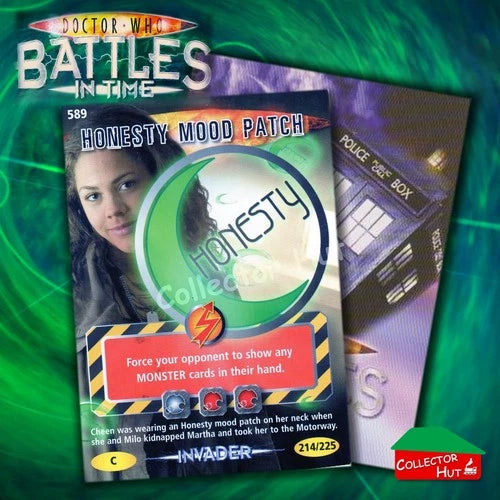 DOCTOR WHO Battles in Time #376-600 INVADER RARE & COMMON CARDS YOU CHOOSE
