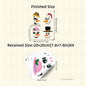 Novelty Funny Face Waterproof Stickers Large for Bins Storage Tubs