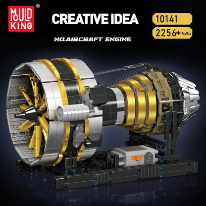 Mould King Technology Motorized Engine Building Block Model Sets
