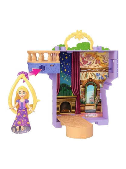 Disney Princess Small Doll Rapunzel Stacking Castle Playset
