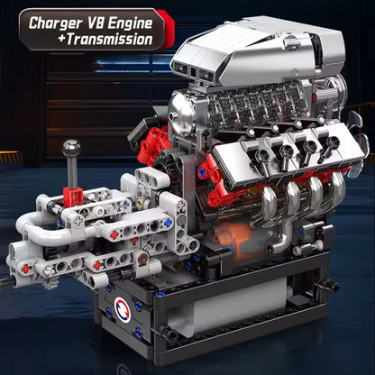 Mould King Technology Motorized Engine Building Block Model Sets
