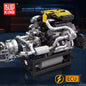 Mould King Technology Motorized Engine Building Block Model Sets