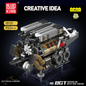 Mould King Technology Motorized Engine Building Block Model Sets