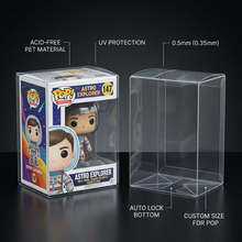 Funko Pop Protectors Clear Sleeve 4" Figures 5 Pack