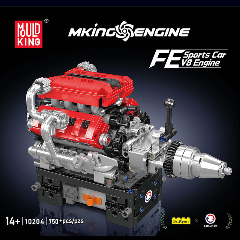 Mould King Technology Motorized Engine Building Block Model Sets
