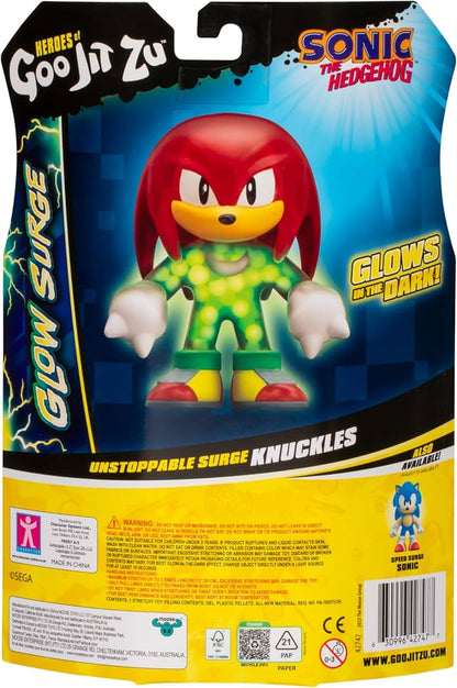 Heroes of Goo Jit Zu Sonic the Hedgehog GLOW EMERALD Sensory Toys to Collect!