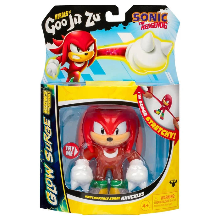 Heroes of Goo Jit Zu Sonic the Hedgehog GLOW EMERALD Sensory Toys to Collect!
