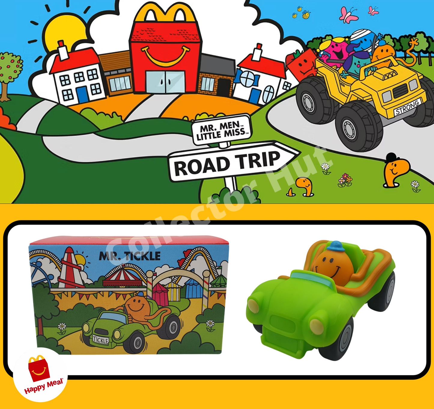 McDonalds Happy Meal Mr Men Little Miss Road Trip 2026 Toy Cars