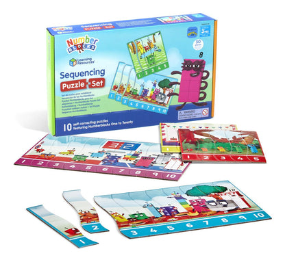 Numberblocks Educational Puzzle Game Sets CBeebies