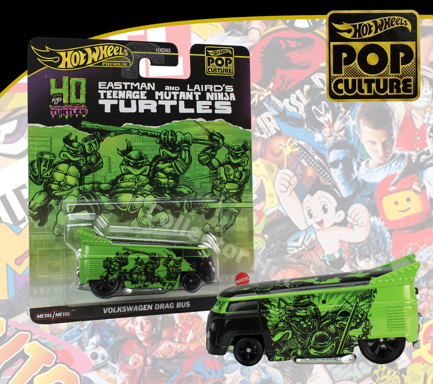 Hot Wheels Premium Pop Culture Themed Vehicles HXD63 Real Riders
