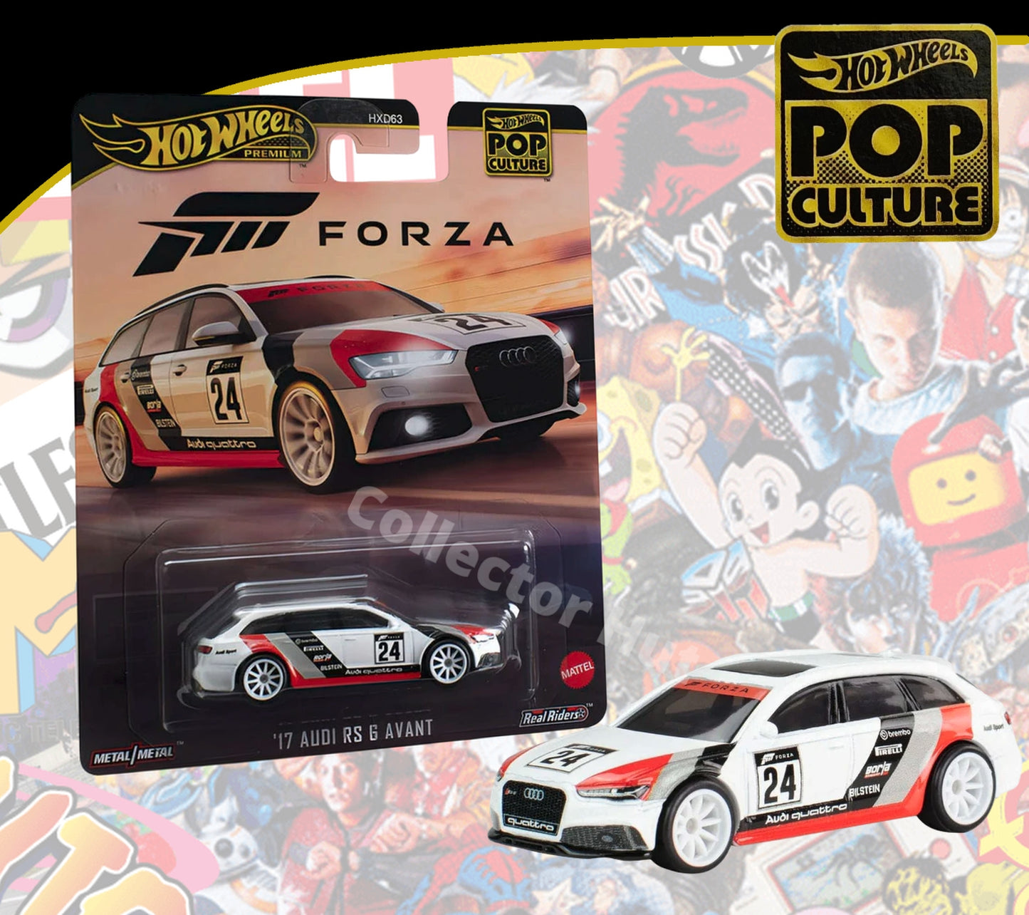 Hot Wheels Premium Pop Culture Themed Vehicles HXD63 Real Riders