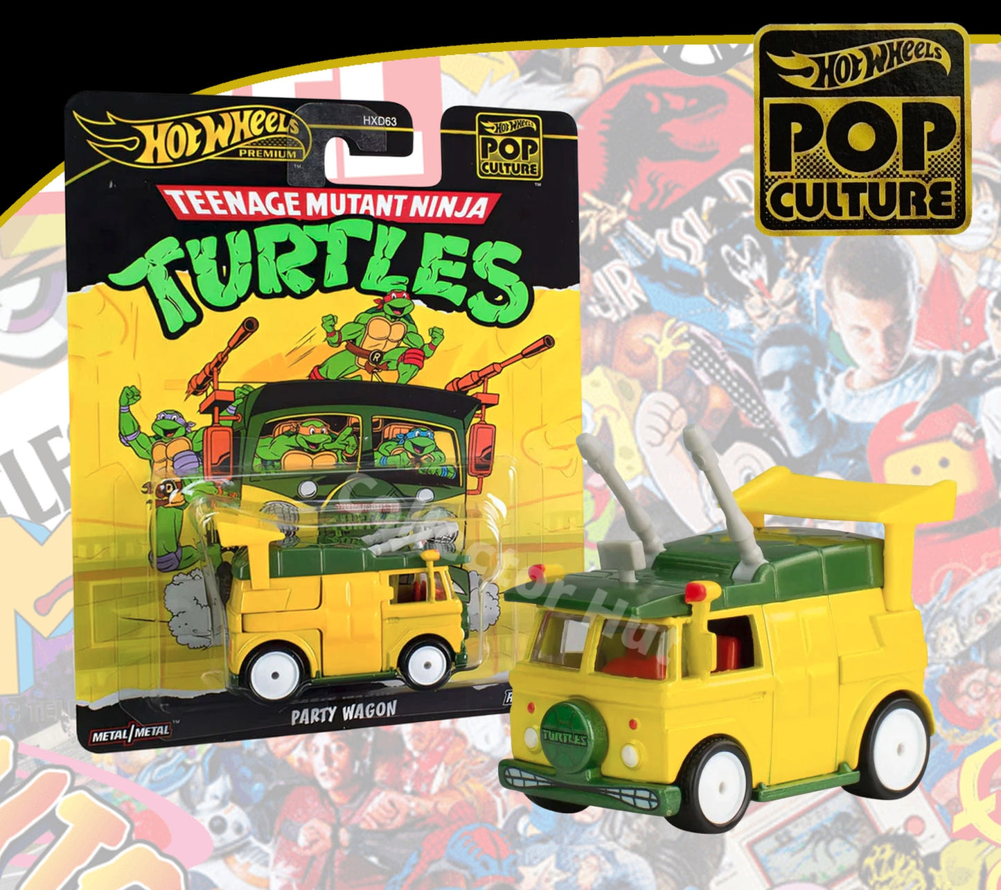 Hot Wheels Premium Pop Culture Themed Vehicles HXD63 Real Riders