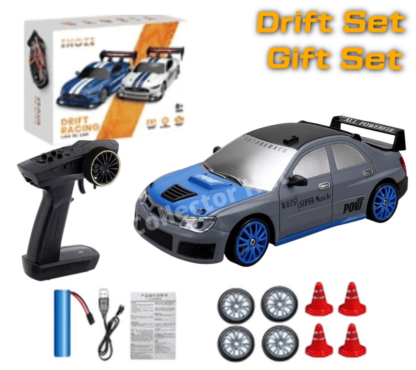 Drift RC Car 1:24 Scale High Speed Remote Control 4WD 2.4Ghz 2024 Series