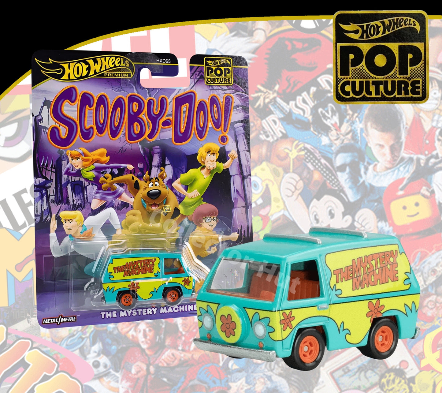 Hot Wheels Premium Pop Culture Themed Vehicles HXD63 Real Riders